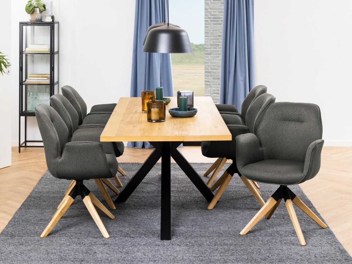 Conjunto de mesas y sillas para comedor Norsica 718