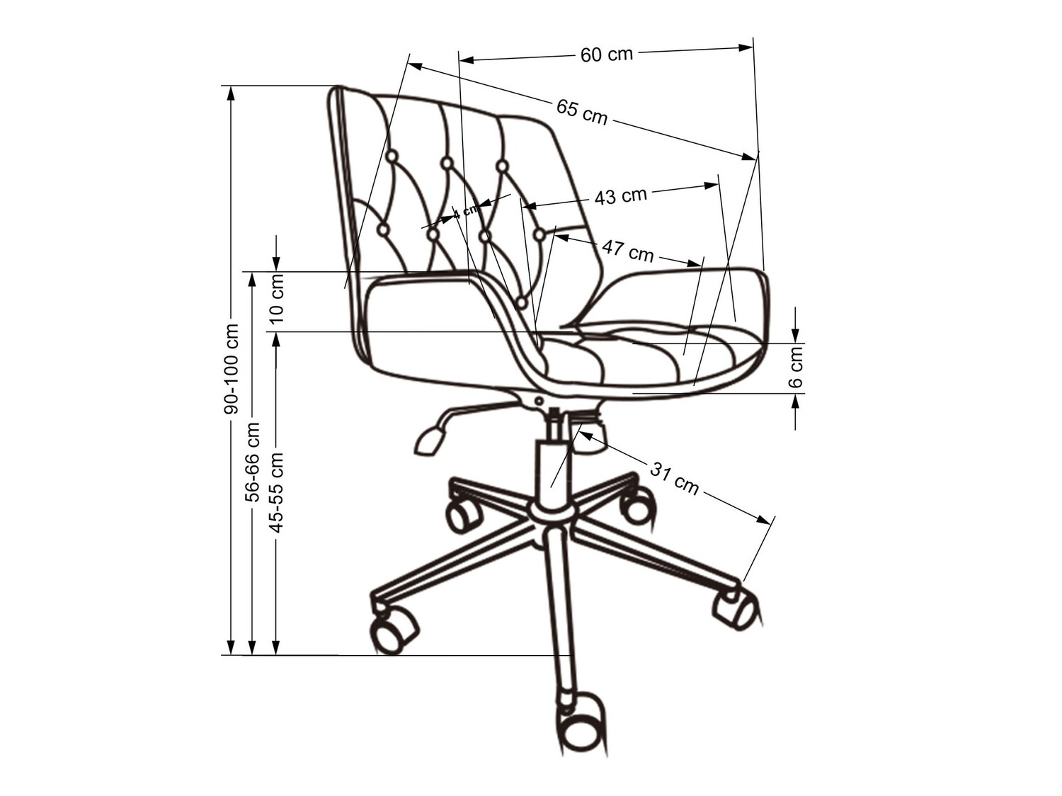 Silla de oficina Houston 1522