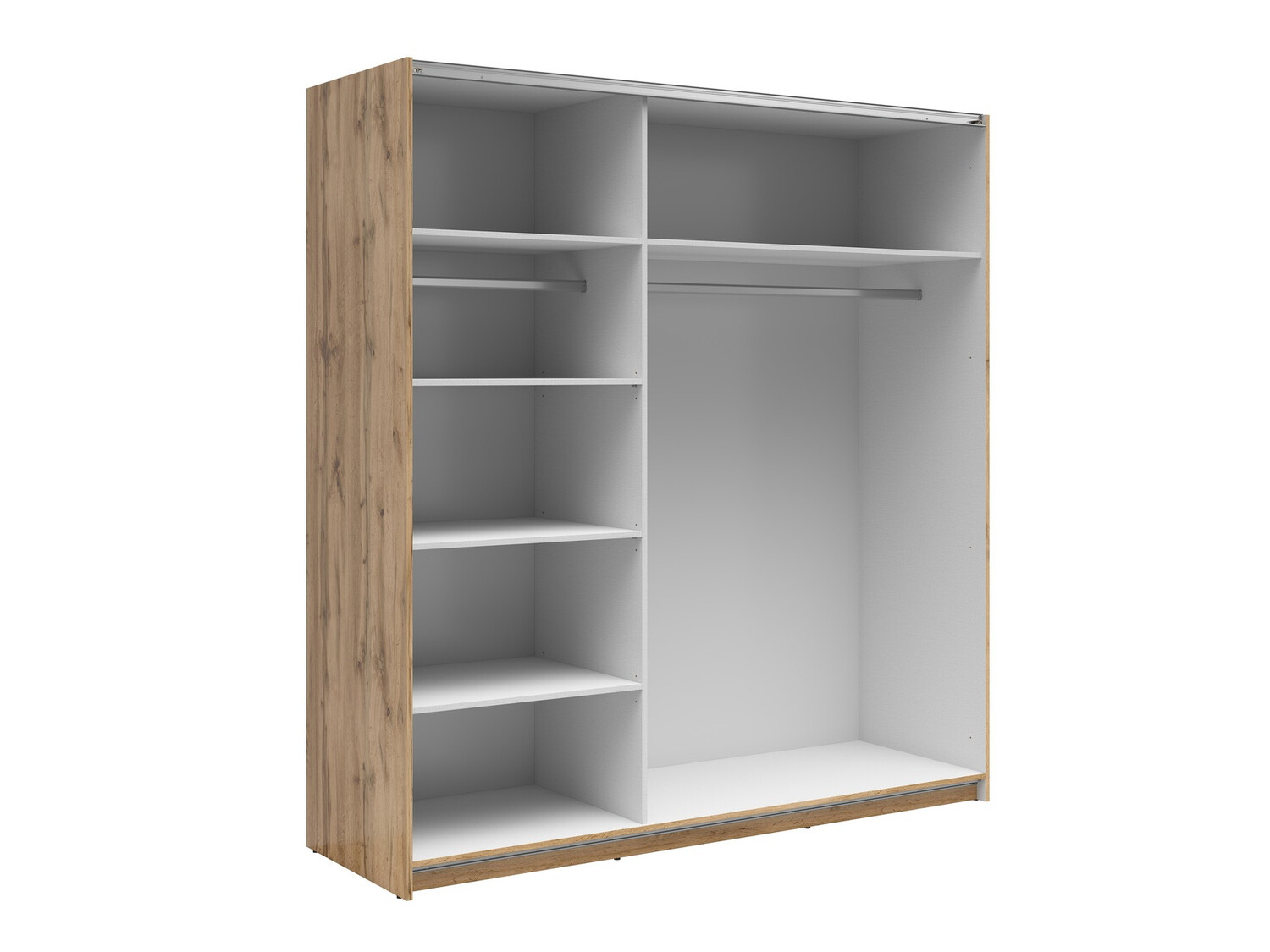 Armario Livevaro 109 (Roble wotan + Blanco)