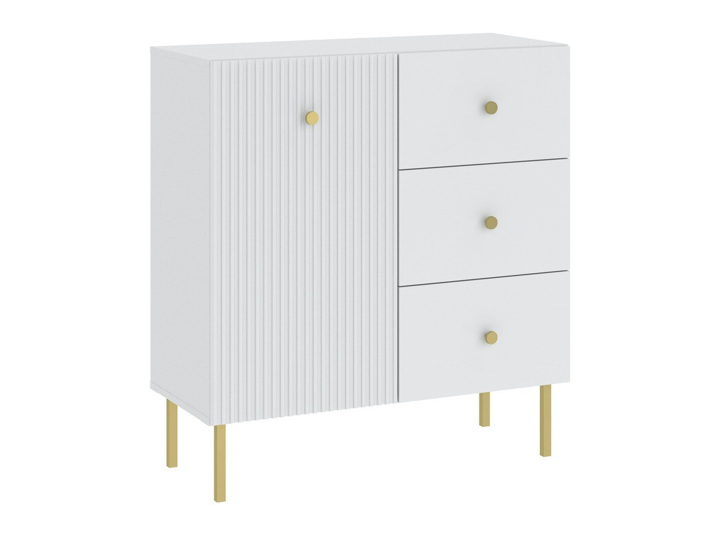 Cómoda Etliva 100 (Blanco + Dorado)