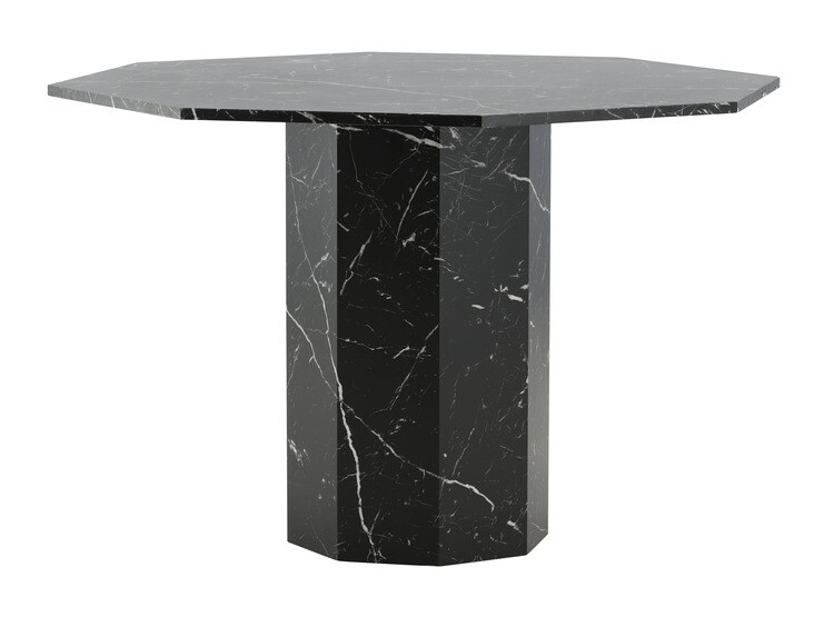 Conjunto de comedor Dallas 2618 (Negro)