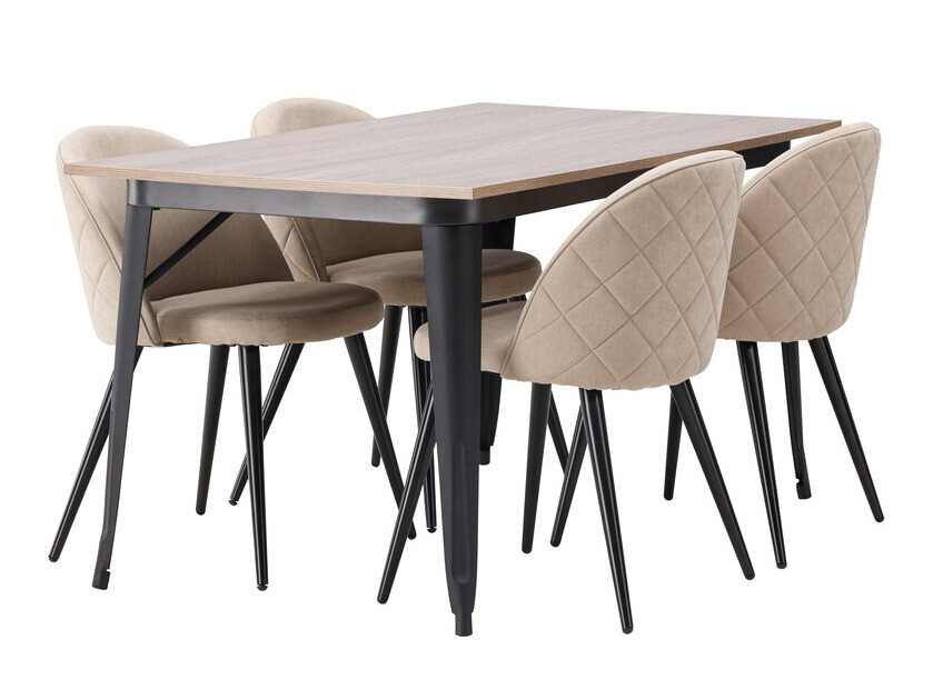 Conjunto de mesas y sillas para comedor Dallas 4111