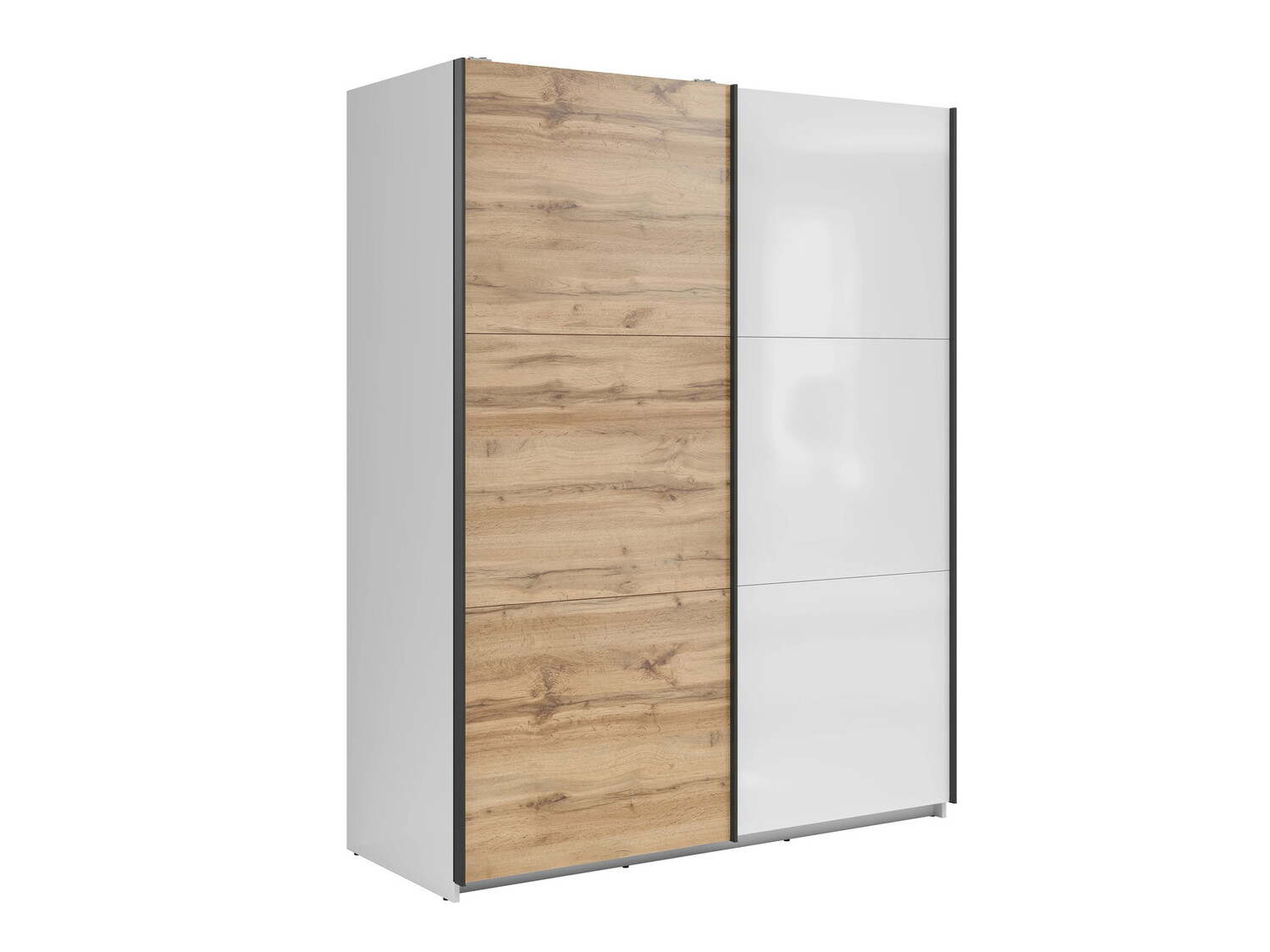 Armario Livevaro 117 (Blanco + Roble wotan)