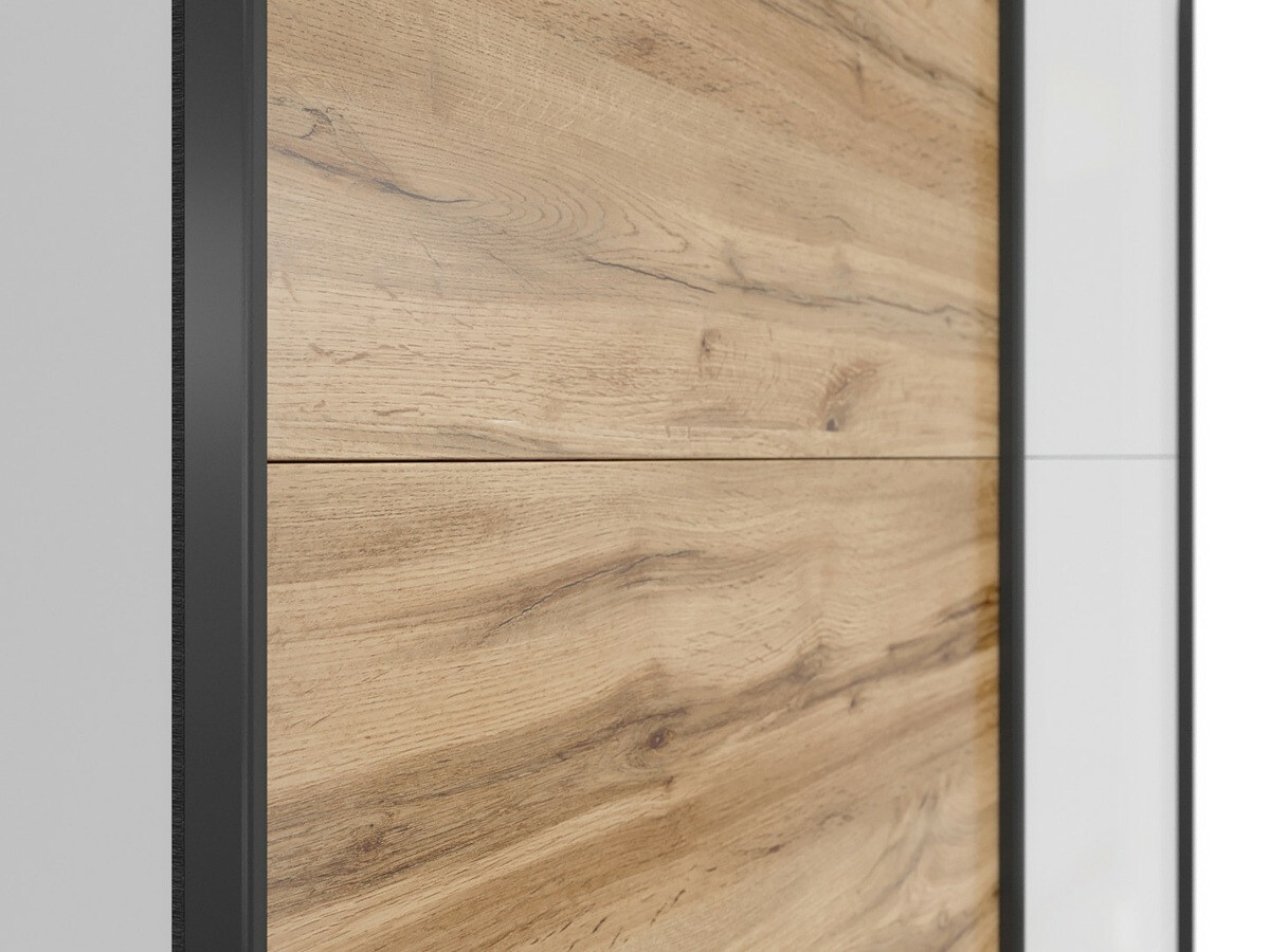 Armario Livevaro 117 (Blanco + Roble wotan)