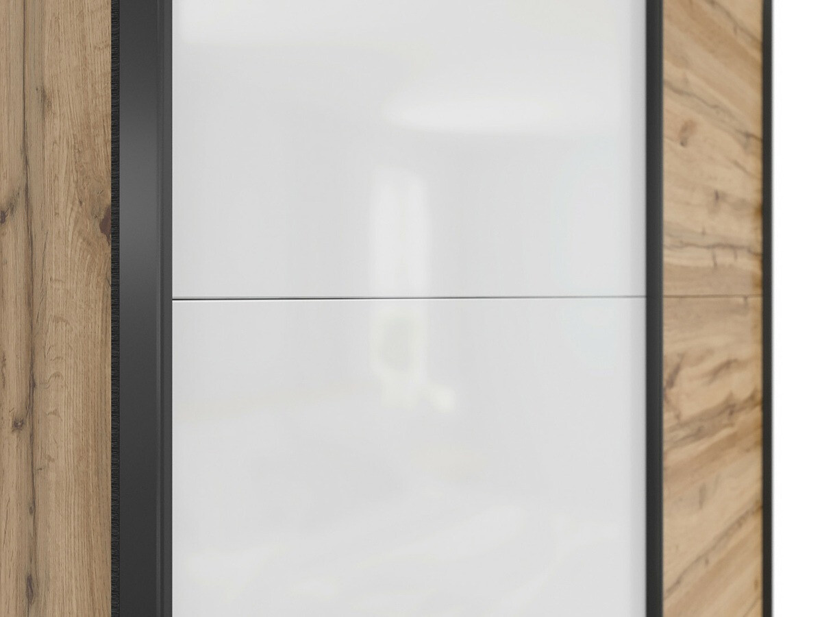 Armario Livevaro 117 (Roble wotan + Blanco)