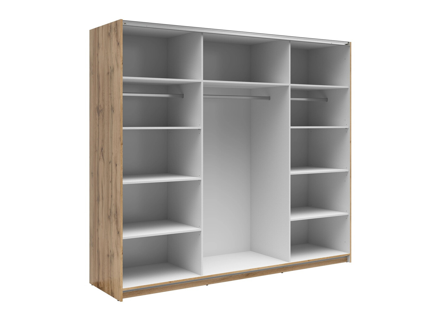 Armario Livevaro 120 (Roble wotan + Blanco)