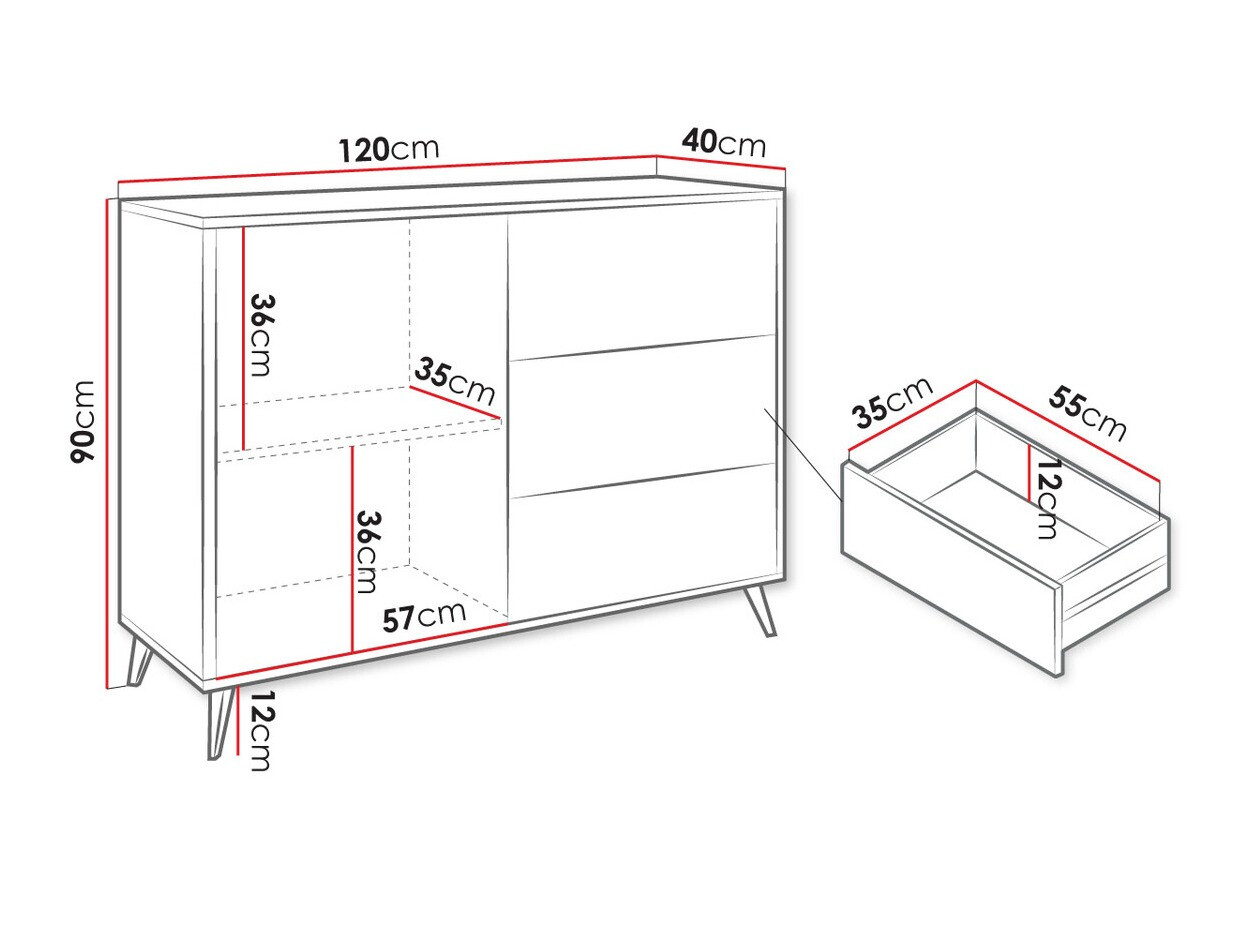Cómoda Comfivo Lomcali 100