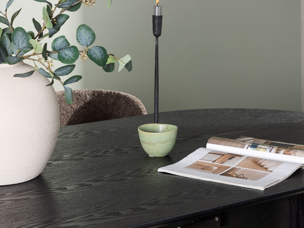 Conjunto de mesas y sillas para comedor Dallas 4117 (Negro)