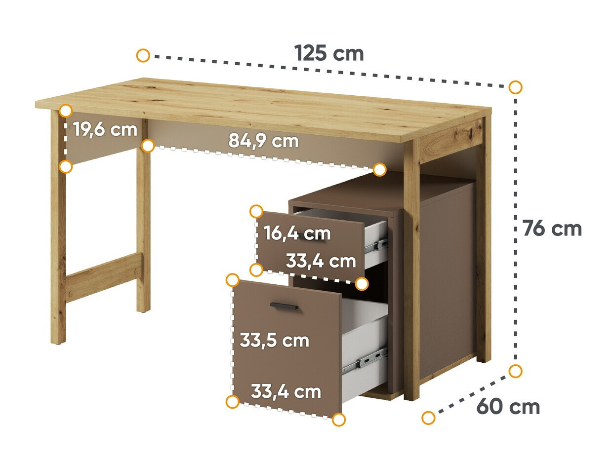 Mesa de oficina Laralu 103