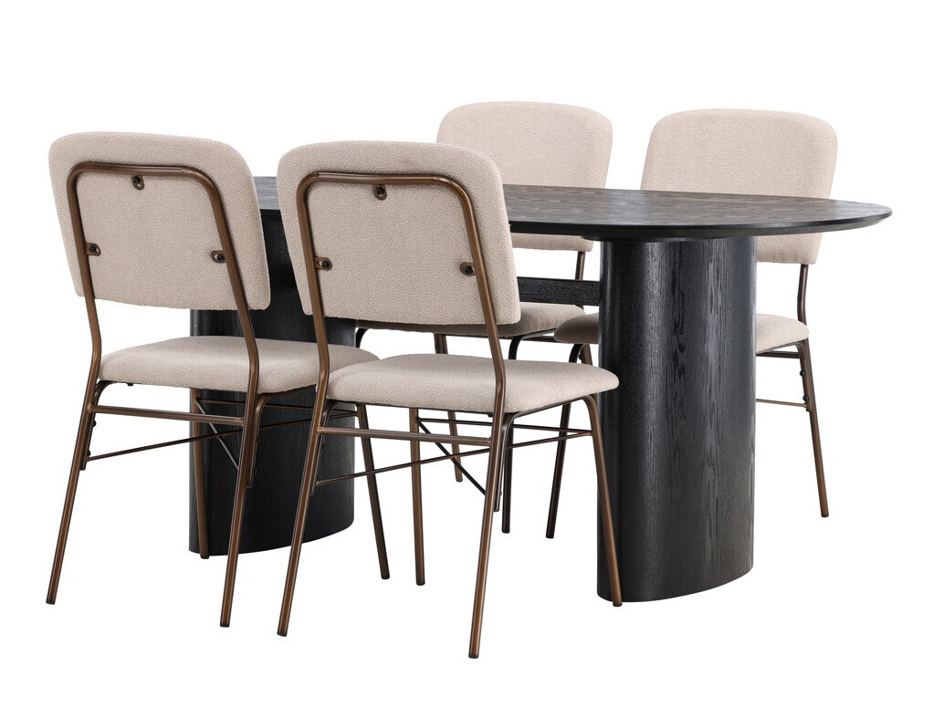 Conjunto de mesas y sillas para comedor Dallas 4128