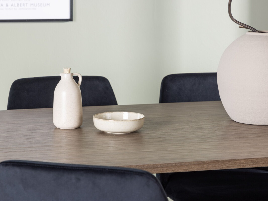 Conjunto de mesas y sillas para comedor Dallas 4130 (Negro)