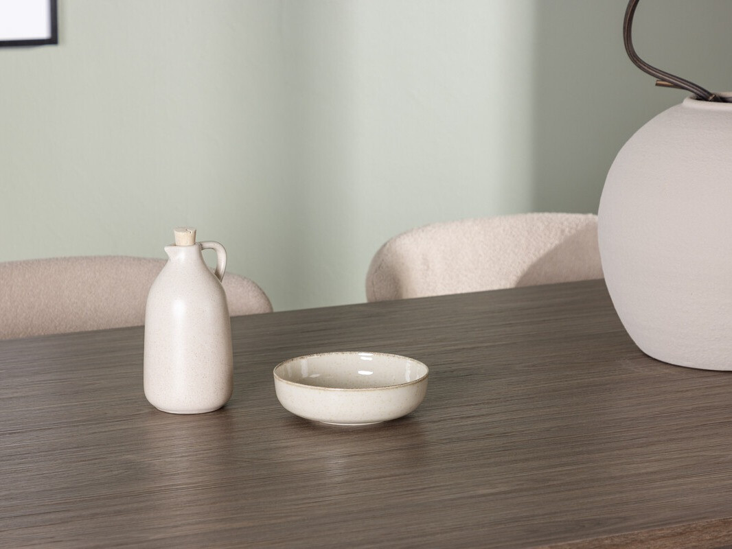 Conjunto de mesas y sillas para comedor Dallas 4132 (Beige + Negro)