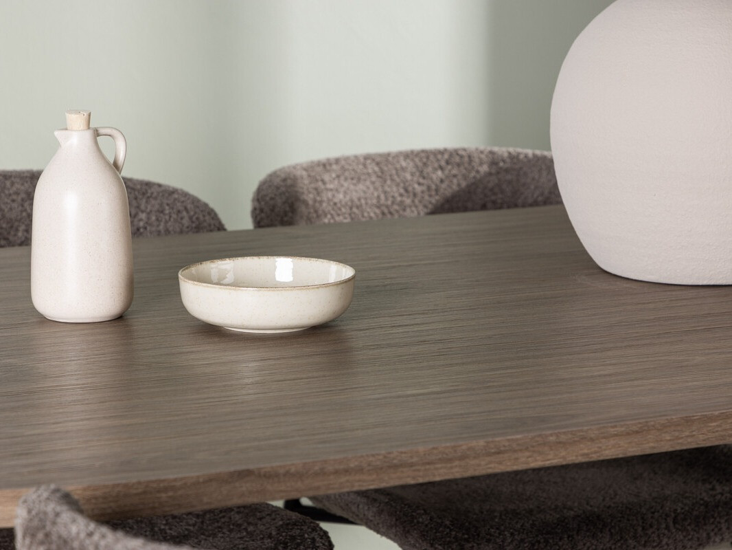 Conjunto de mesas y sillas para comedor Dallas 4132 (Marrón + Negro)