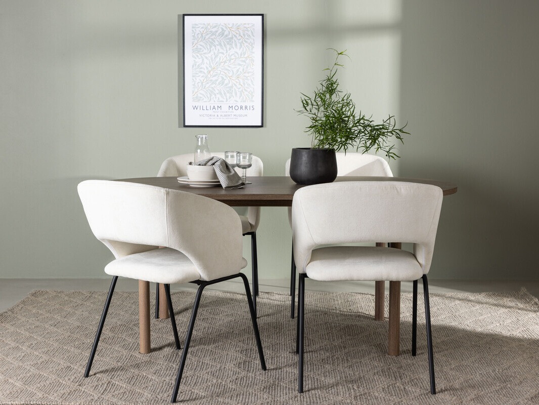 Conjunto de mesas y sillas para comedor Dallas 4134