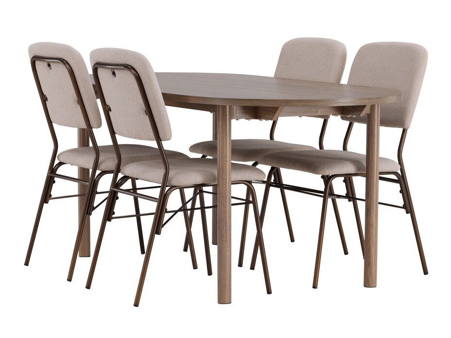 Conjunto de mesas y sillas para comedor Dallas 4136