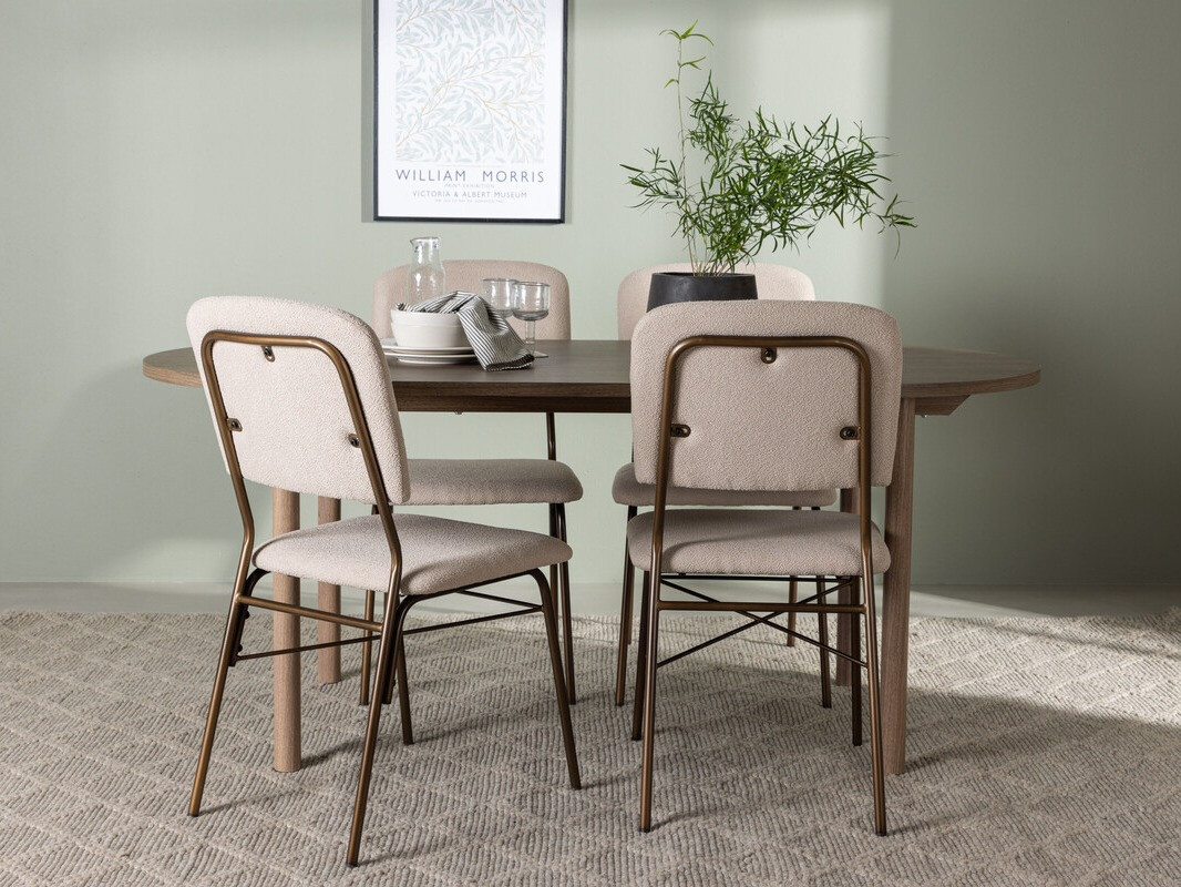 Conjunto de mesas y sillas para comedor Dallas 4136