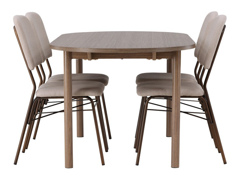Conjunto de mesas y sillas para comedor Dallas 4136