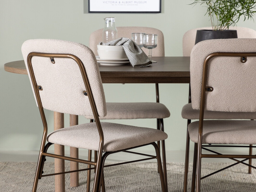 Conjunto de mesas y sillas para comedor Dallas 4136