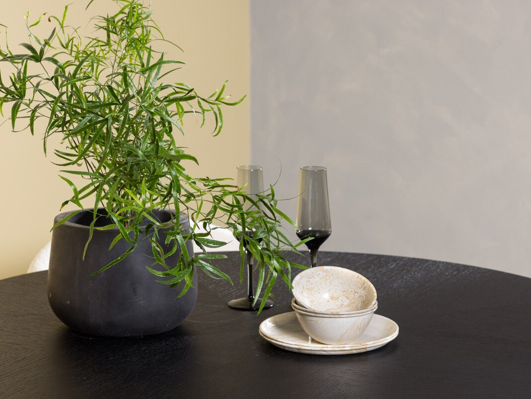 Conjunto de comedor Dallas 4144 (Negro)