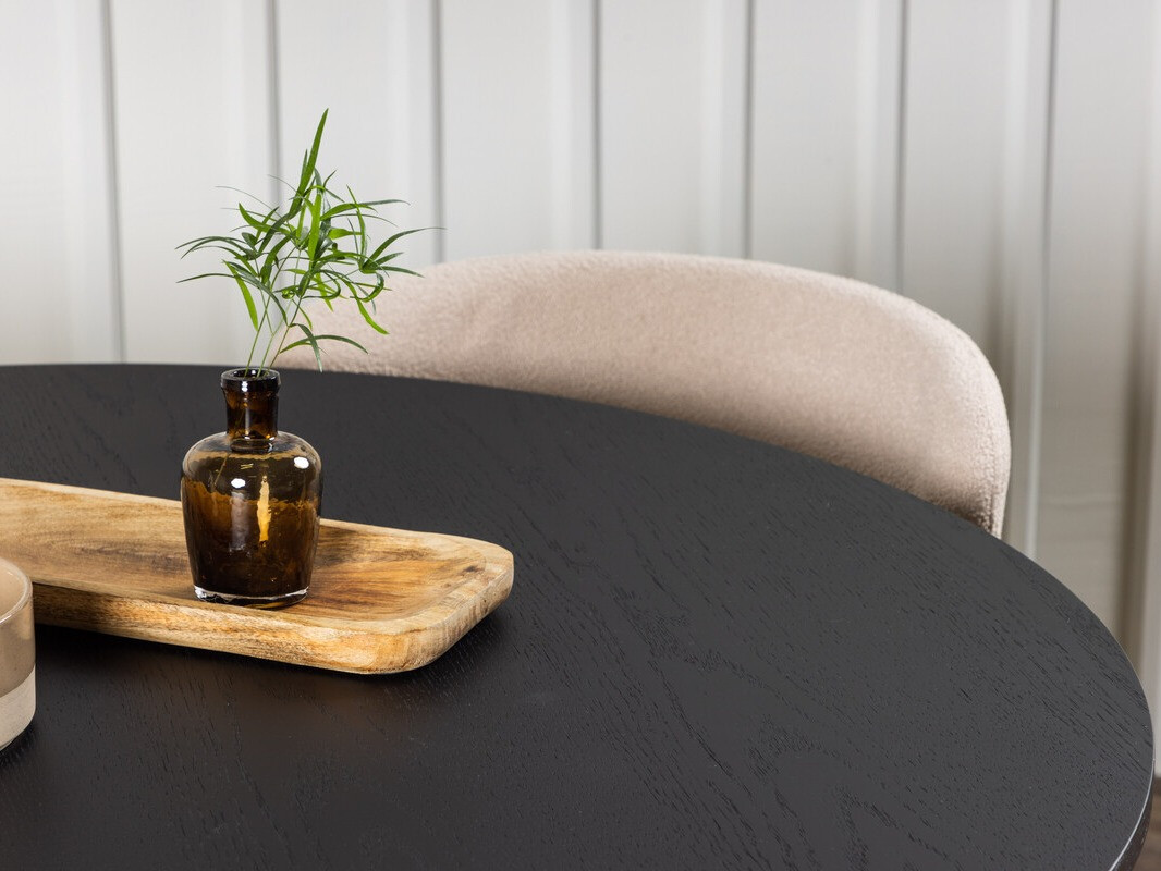 Conjunto de comedor Dallas 4147 (Beige + Negro)