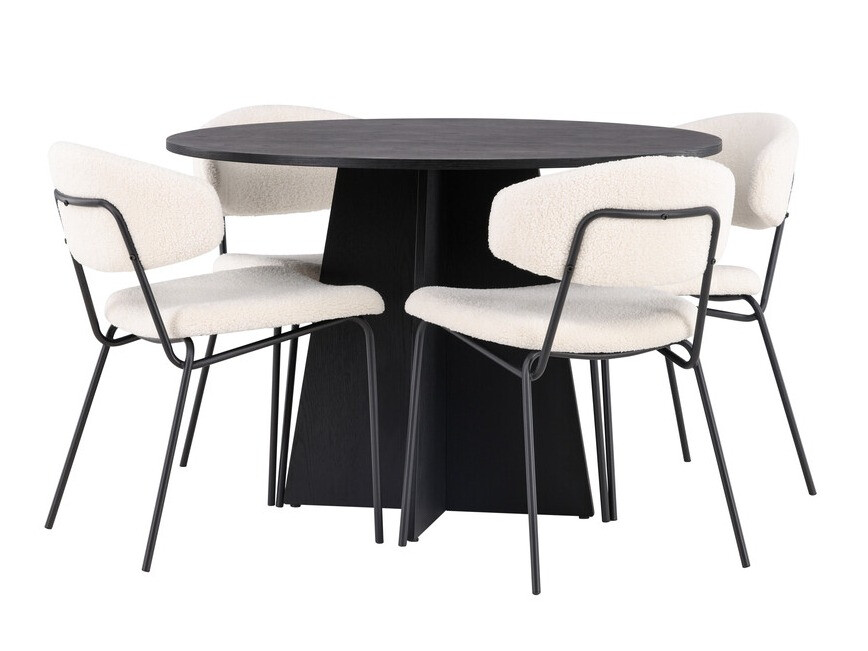 Conjunto de mesas y sillas para comedor Dallas 4145