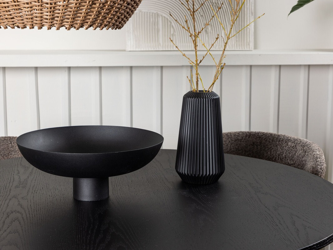 Conjunto de mesas y sillas para comedor Dallas 4147 (Marrón + Negro)