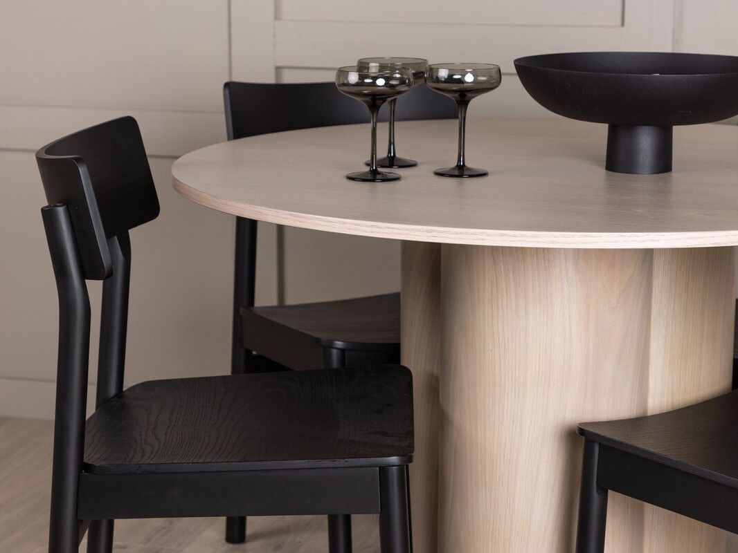 Conjunto de comedor Dallas 4152 (Luminoso madera)