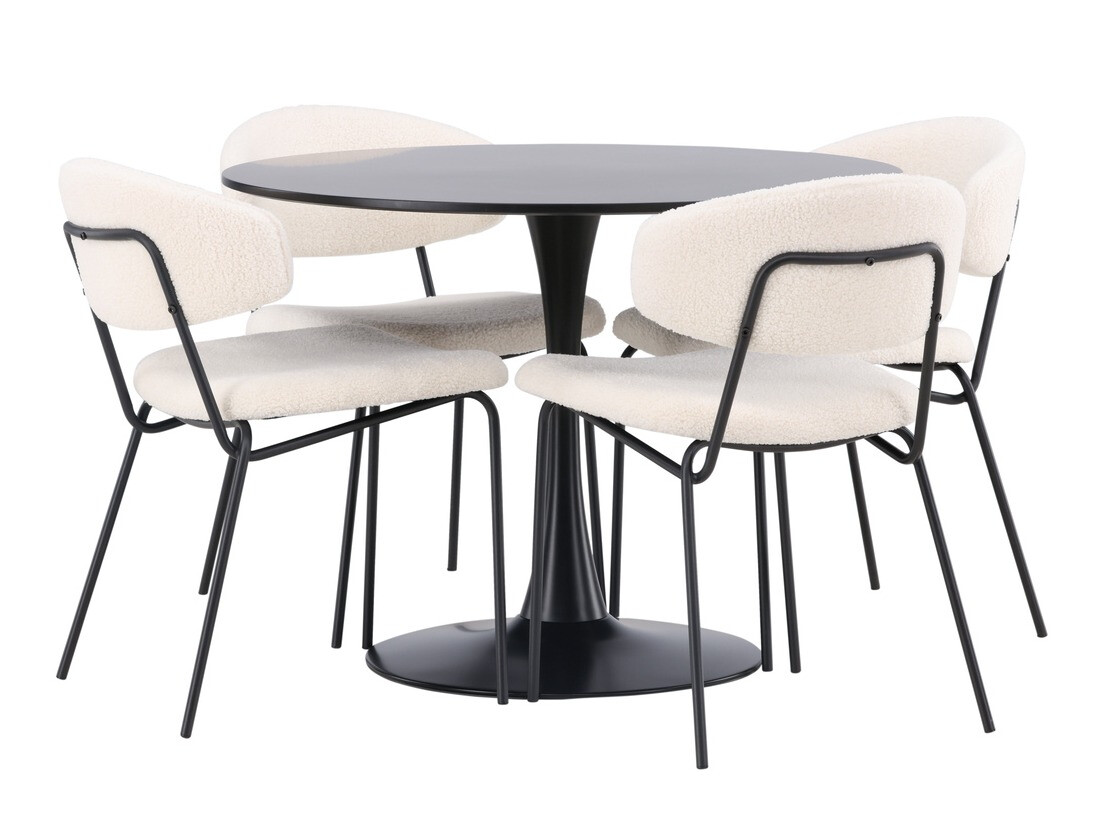 Conjunto de mesas y sillas para comedor Dallas 4156