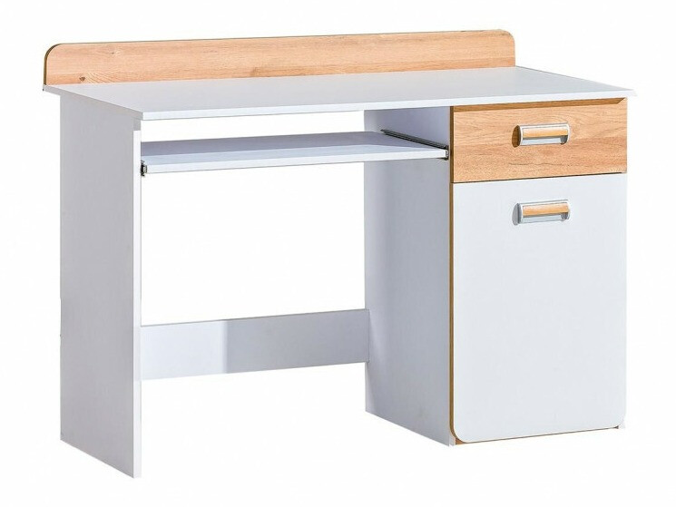 Mesa de oficina Ophmora 109 (Roble + Blanco)