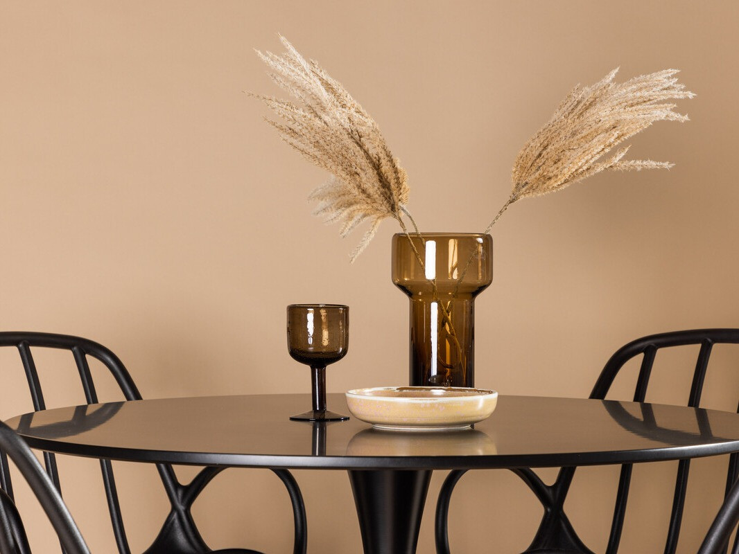 Conjunto de mesas y sillas para comedor Dallas 4165 (Negro)