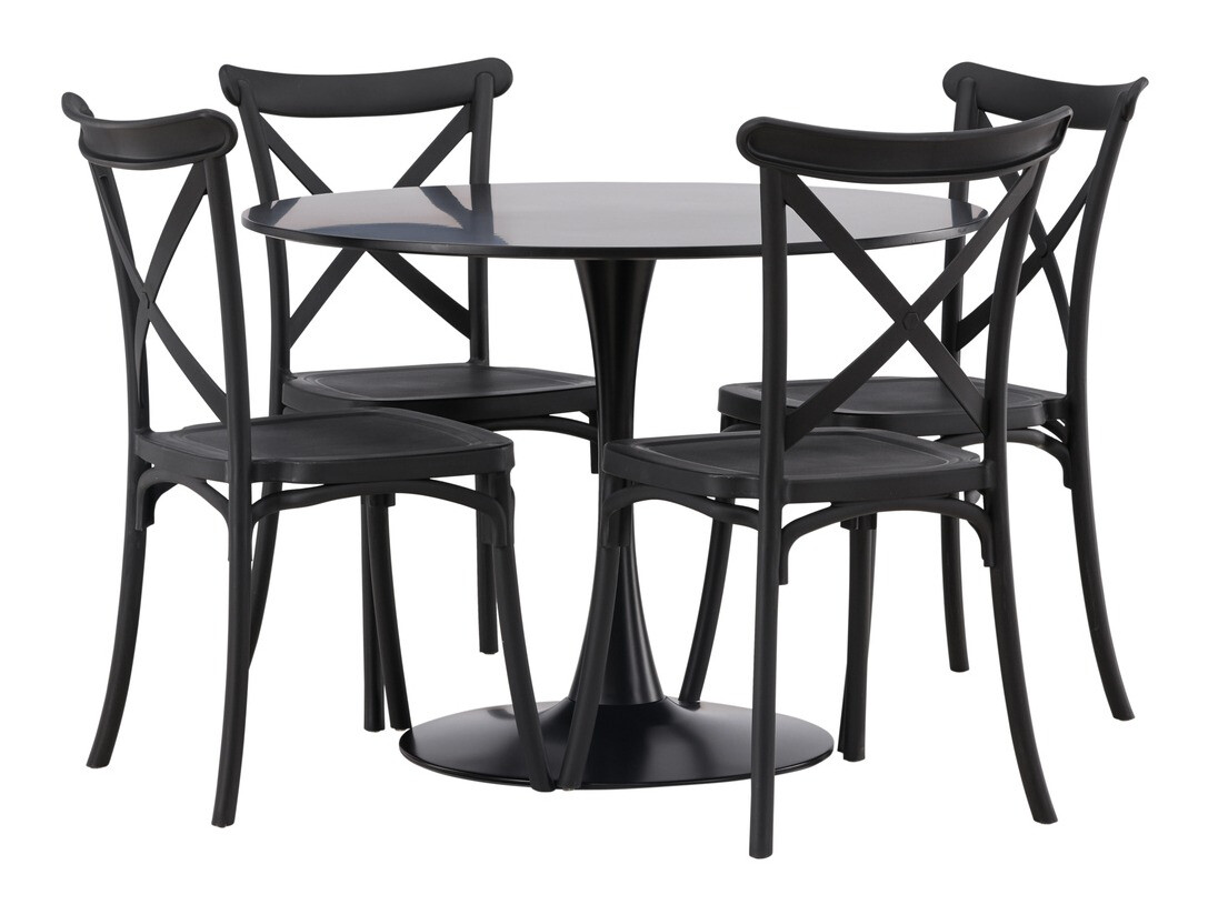 Conjunto de mesas y sillas para comedor Dallas 4169