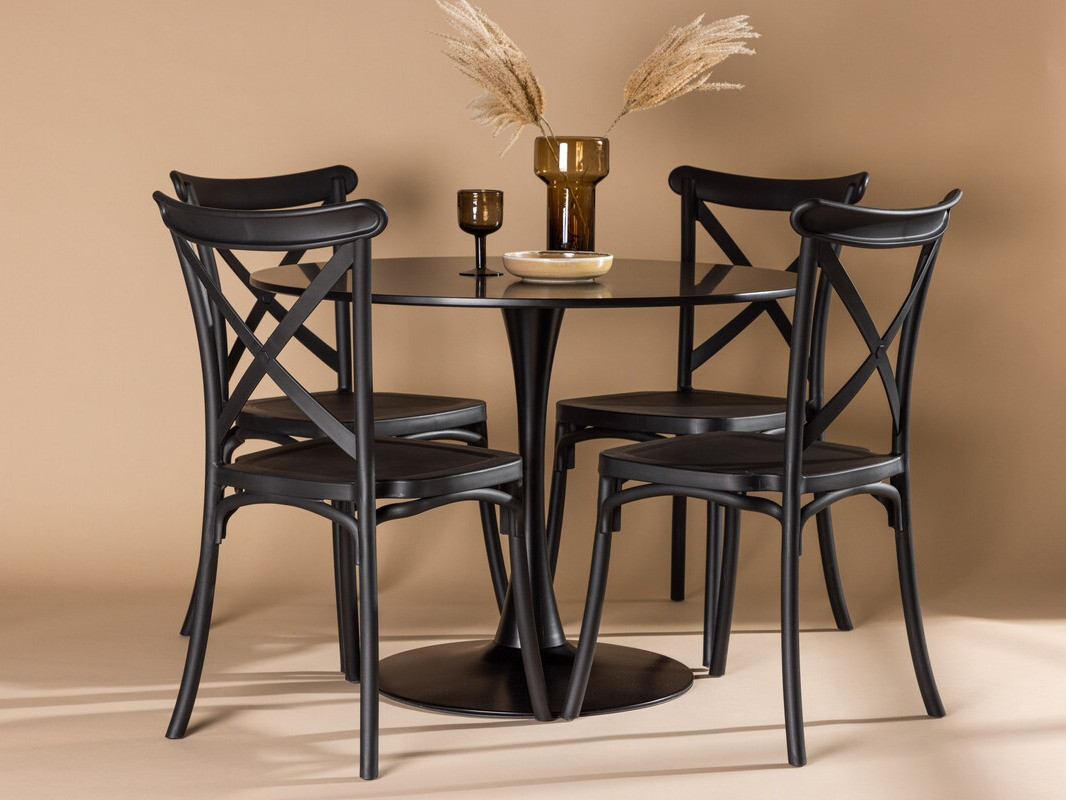 Conjunto de mesas y sillas para comedor Dallas 4169