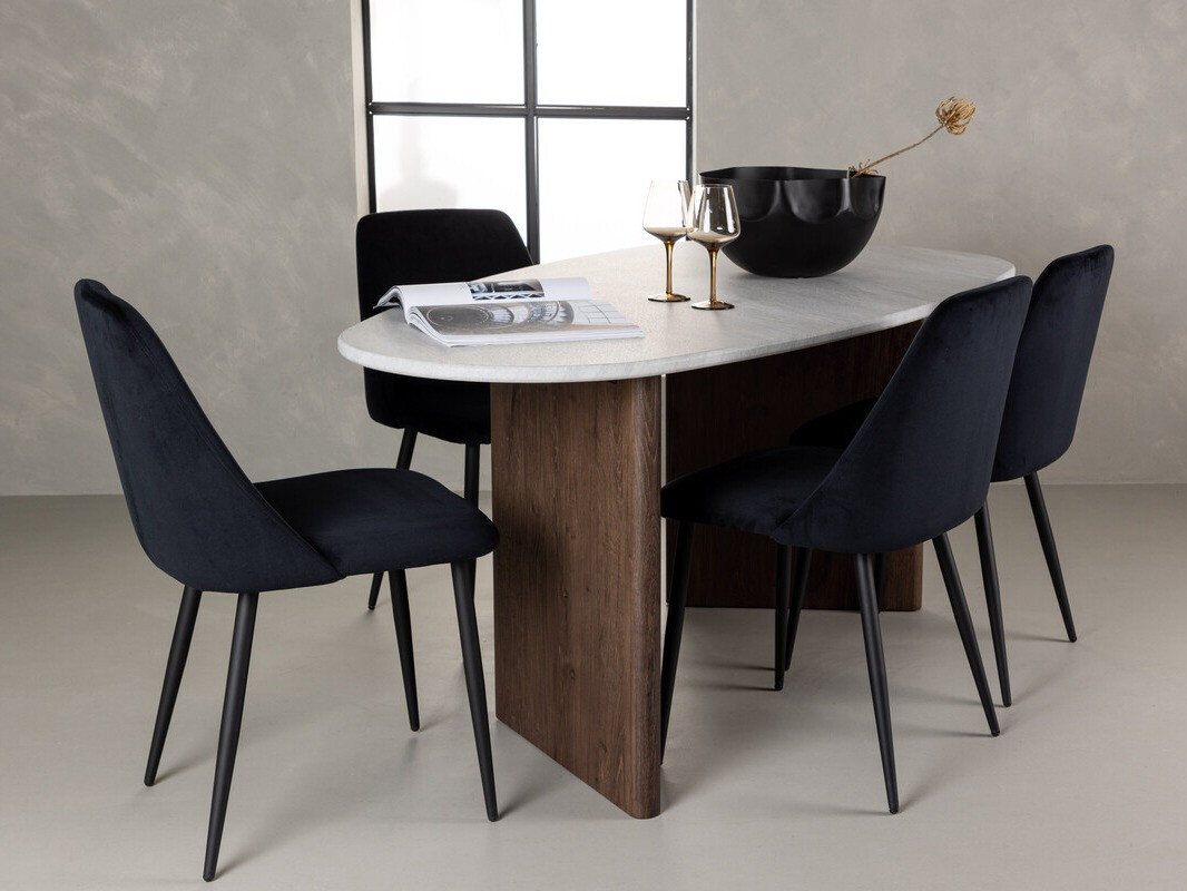 Conjunto de mesas y sillas para comedor Dallas 4171