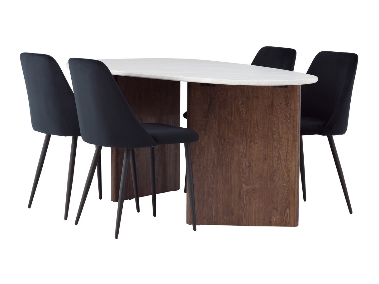 Conjunto de mesas y sillas para comedor Dallas 4171