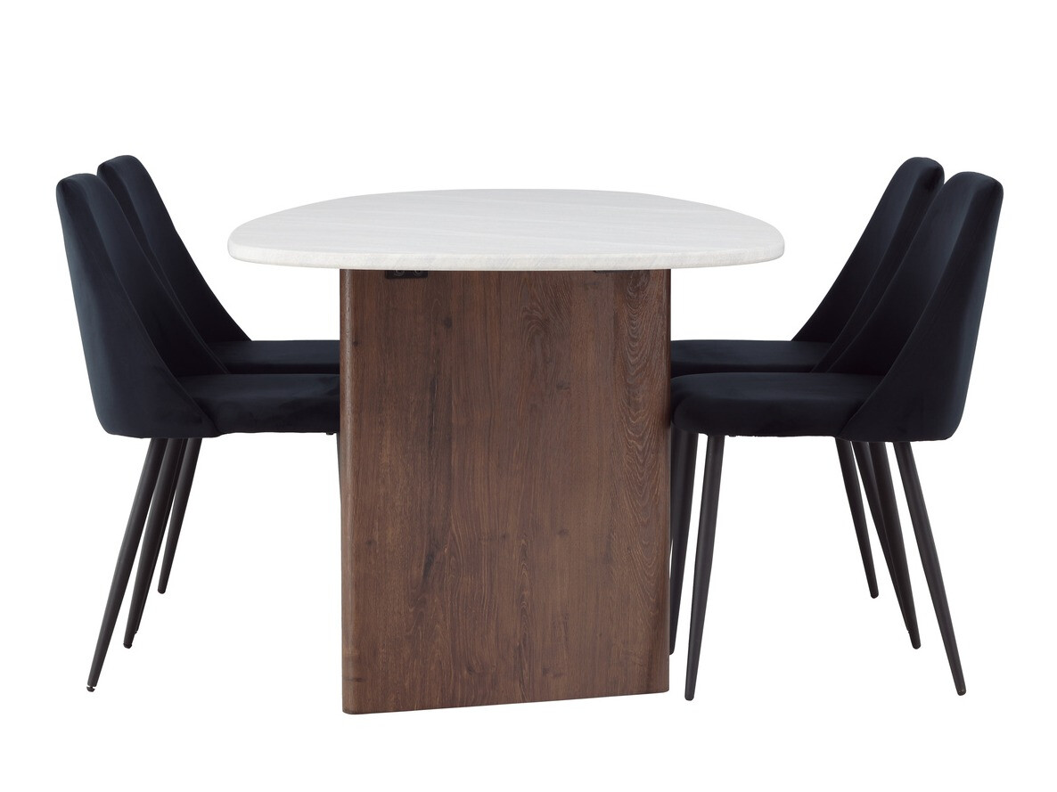 Conjunto de mesas y sillas para comedor Dallas 4171