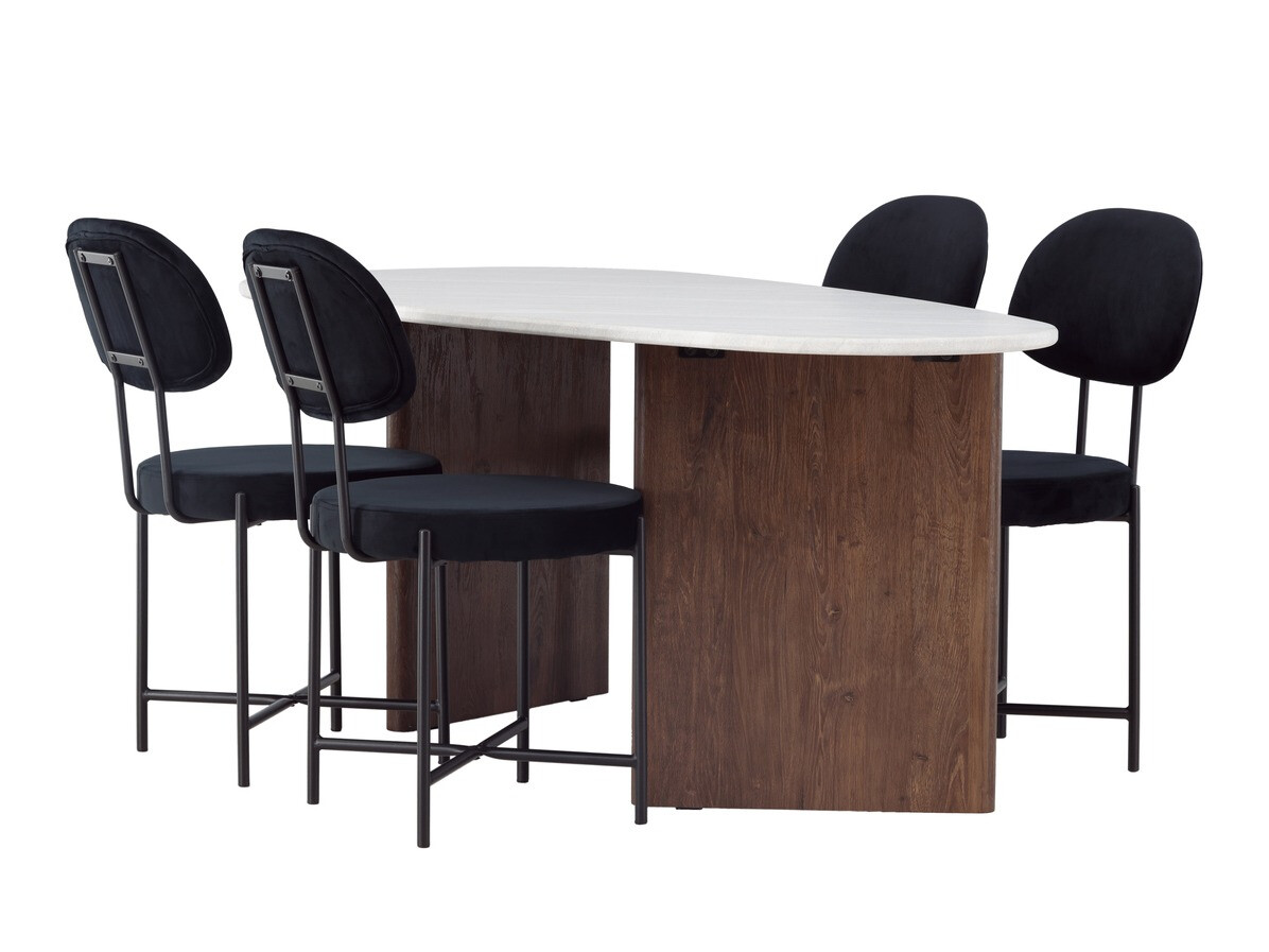 Conjunto de mesas y sillas para comedor Dallas 4173