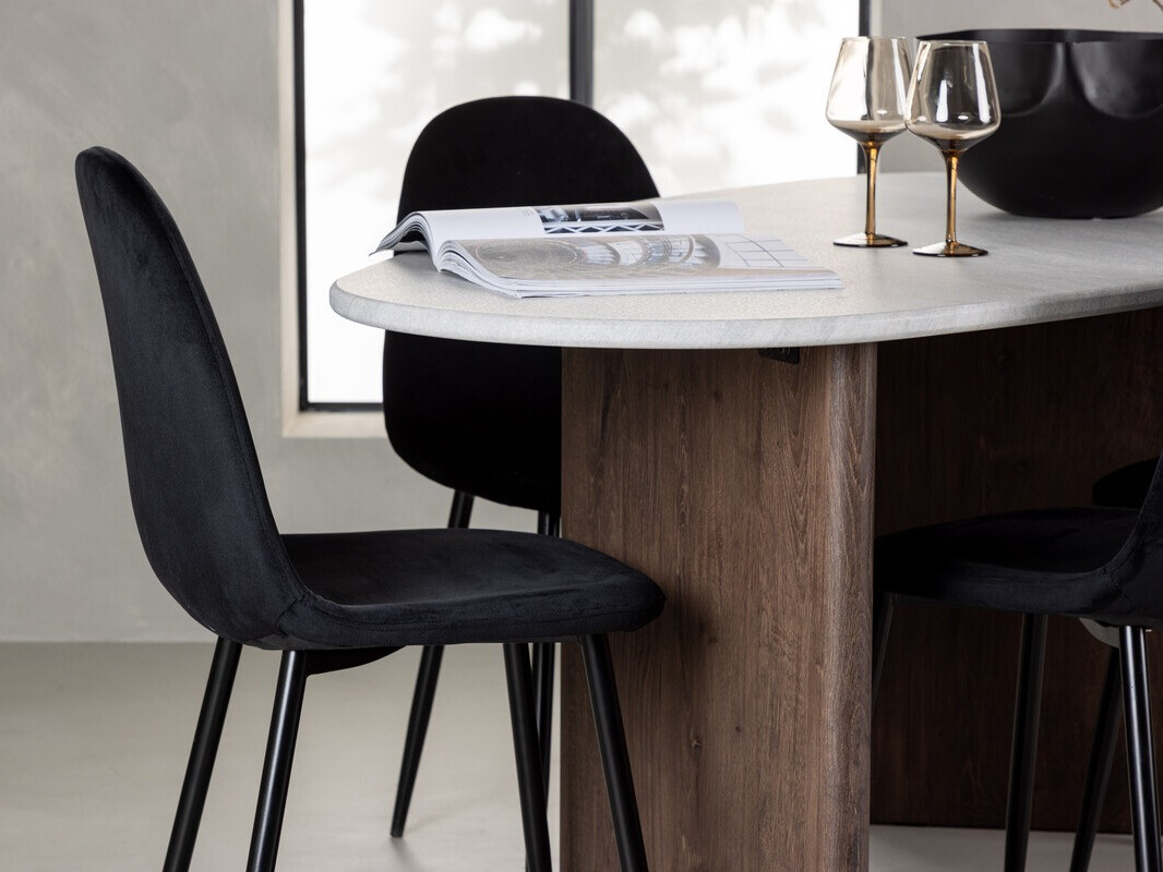 Conjunto de mesas y sillas para comedor Dallas 4176