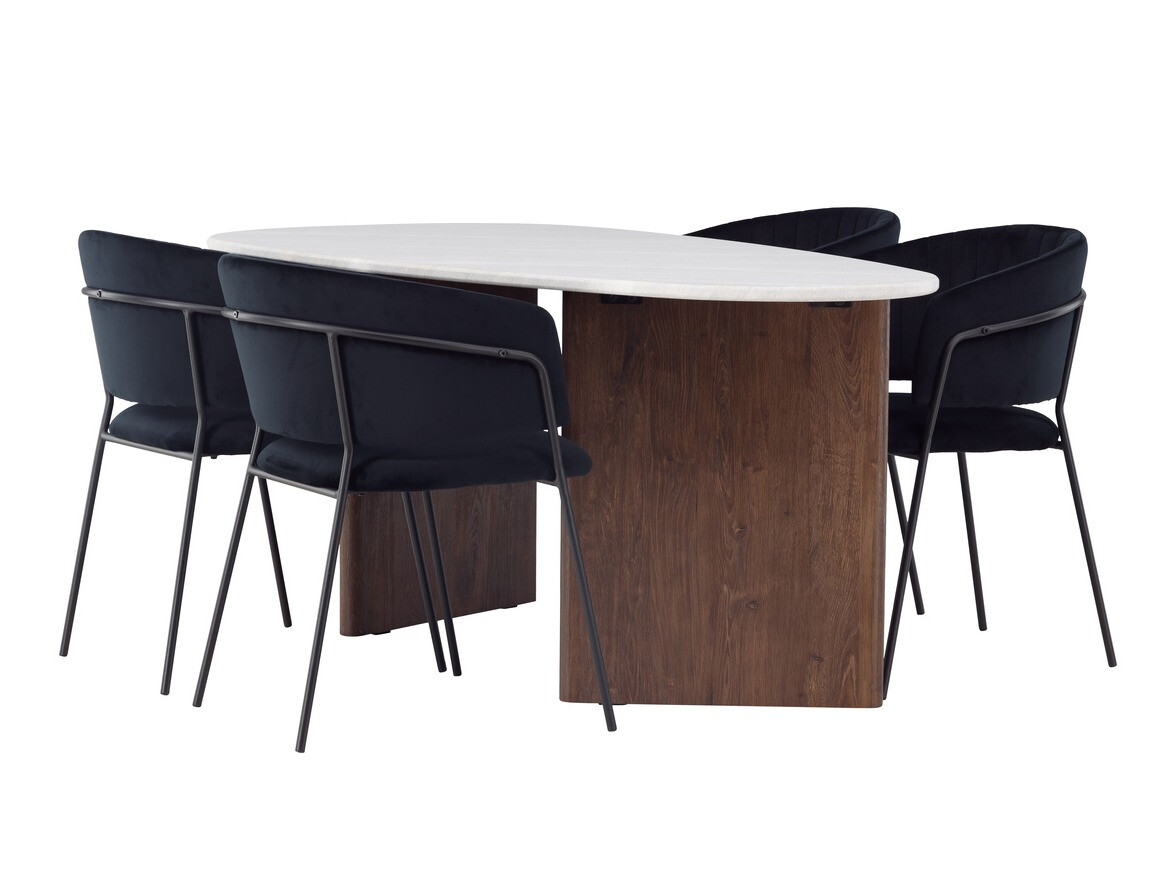 Conjunto de mesas y sillas para comedor Dallas 4177