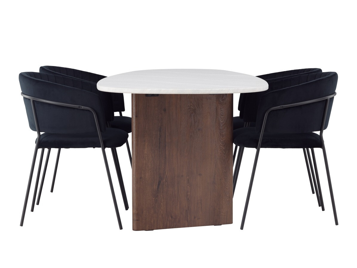 Conjunto de mesas y sillas para comedor Dallas 4177