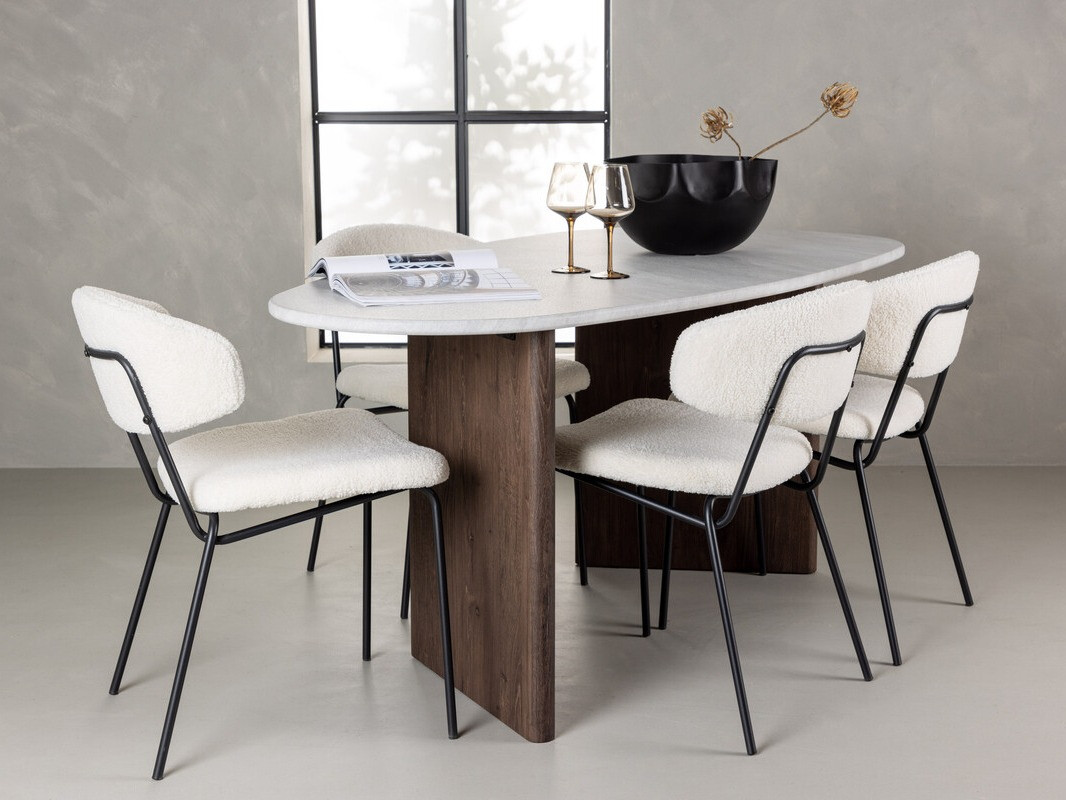 Conjunto de mesas y sillas para comedor Dallas 4179