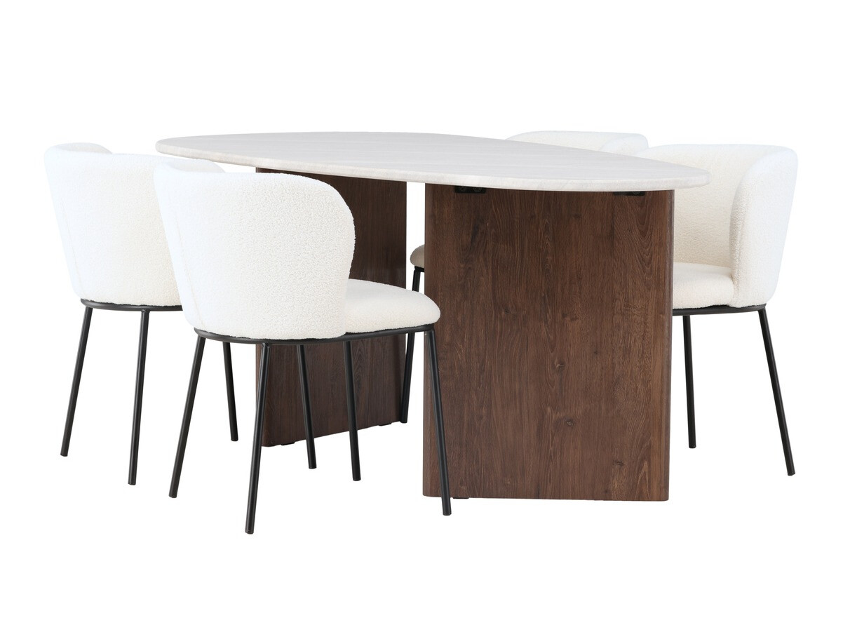 Conjunto de mesas y sillas para comedor Dallas 4180