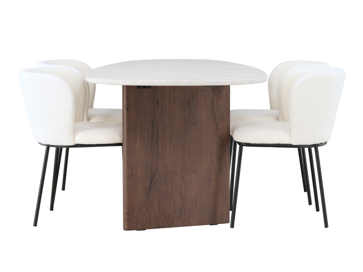 Conjunto de mesas y sillas para comedor Dallas 4180