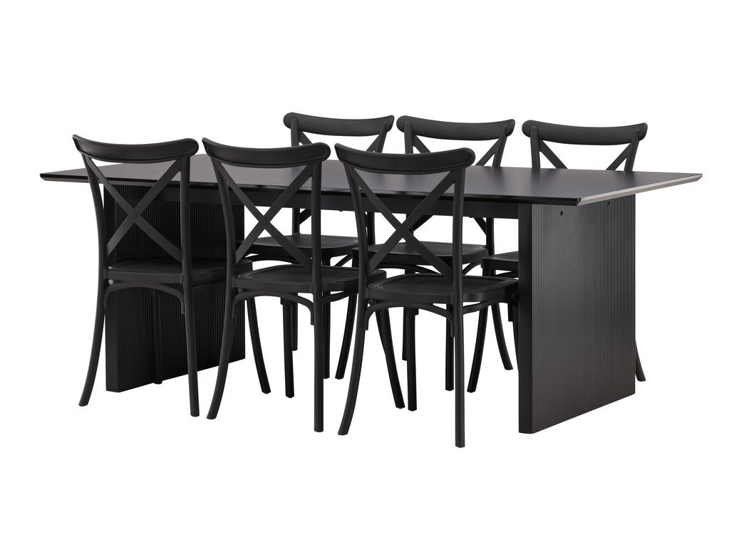 Conjunto de mesas y sillas para comedor Dallas 4190