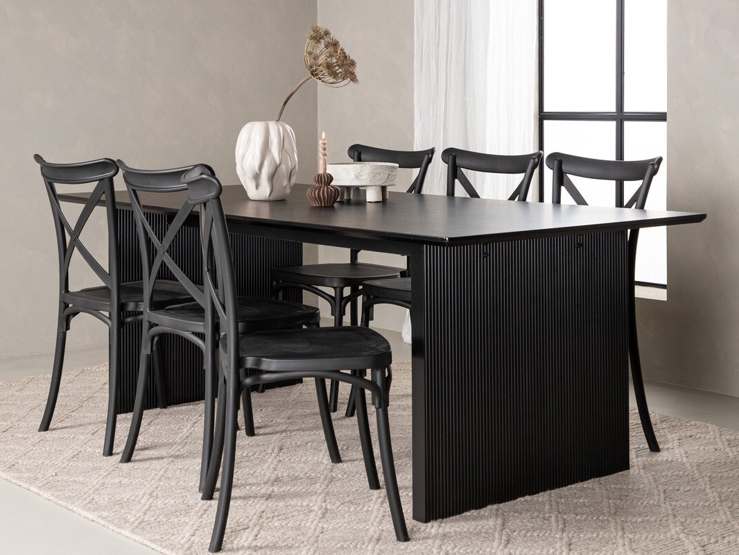 Conjunto de mesas y sillas para comedor Dallas 4190
