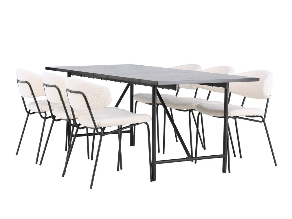 Conjunto de mesas y sillas para comedor Dallas 4193