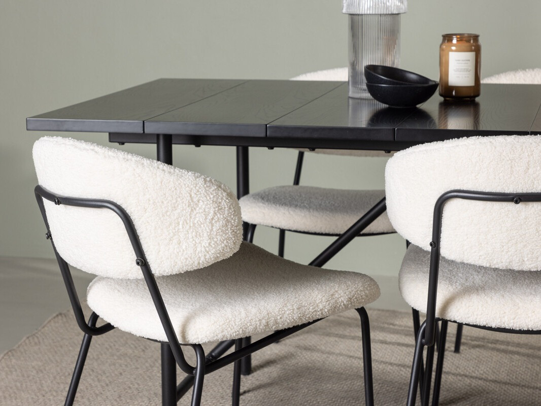 Conjunto de mesas y sillas para comedor Dallas 4193