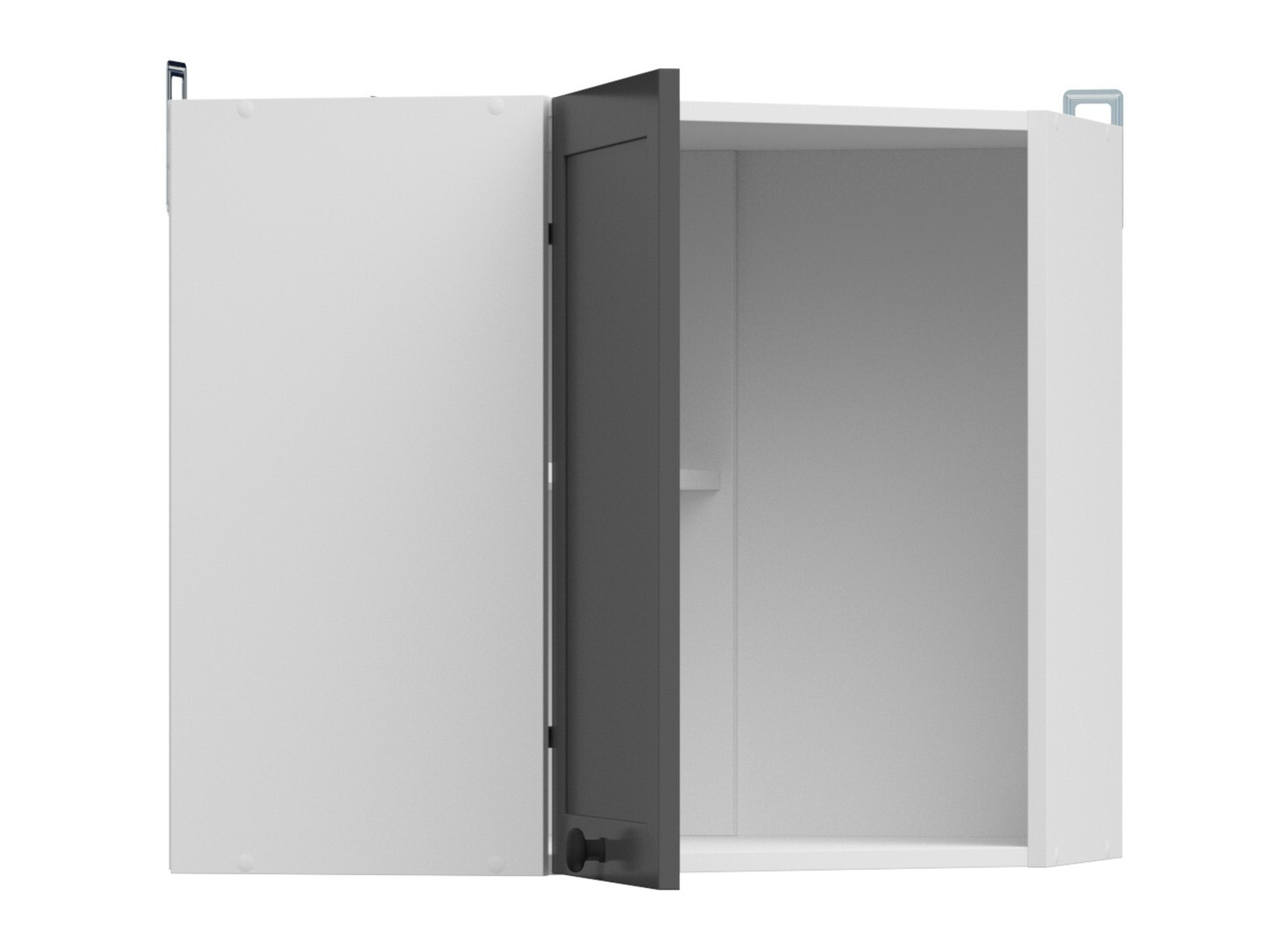 Armario esquinero de pared modular Classic Grey 106