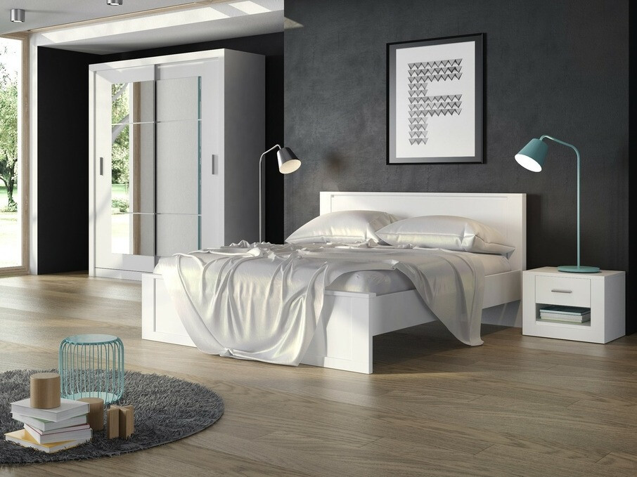 Mesilla de noche Cirdelu 107 (Blanco)