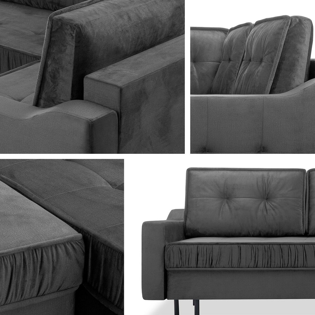 Sofá rinconero Kingsport 115 (Kronos 09)