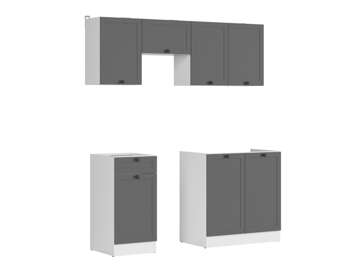 Conjunto de cocina modular Classic Grey 117